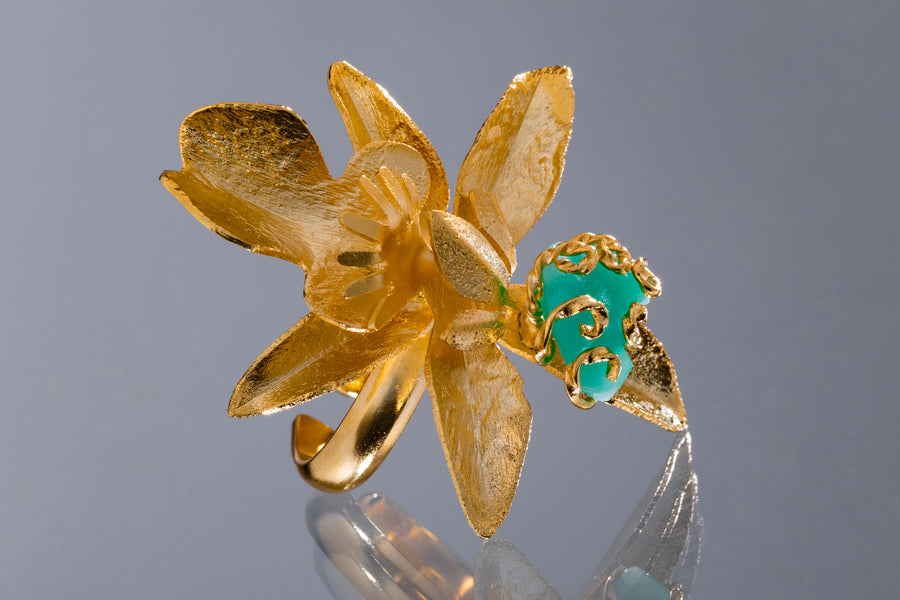 Anillo Orquidea Mariposa